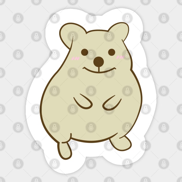 Quokka Sticker by cutequokka